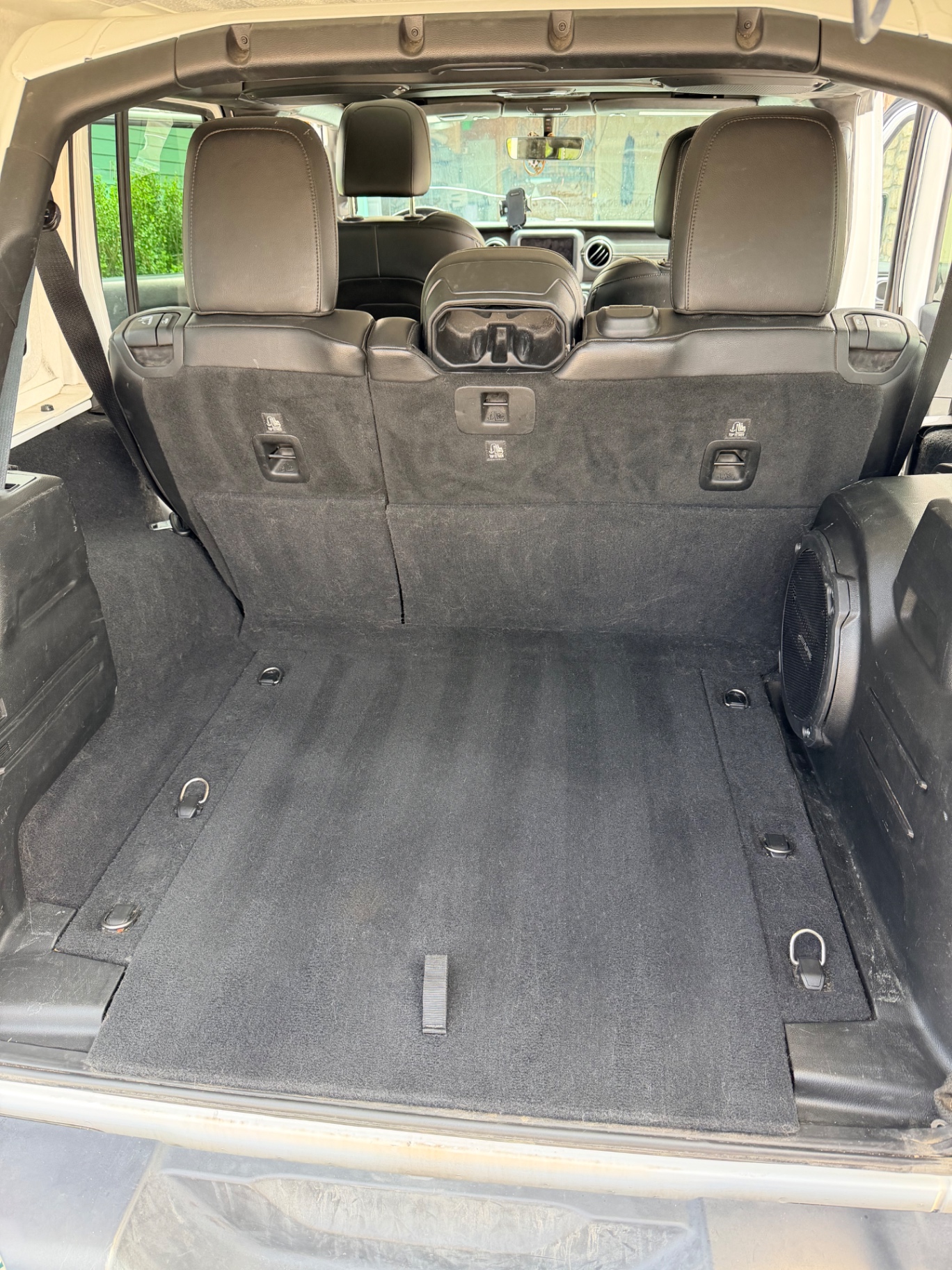 Deep Carpet Clean — Cargo Area after