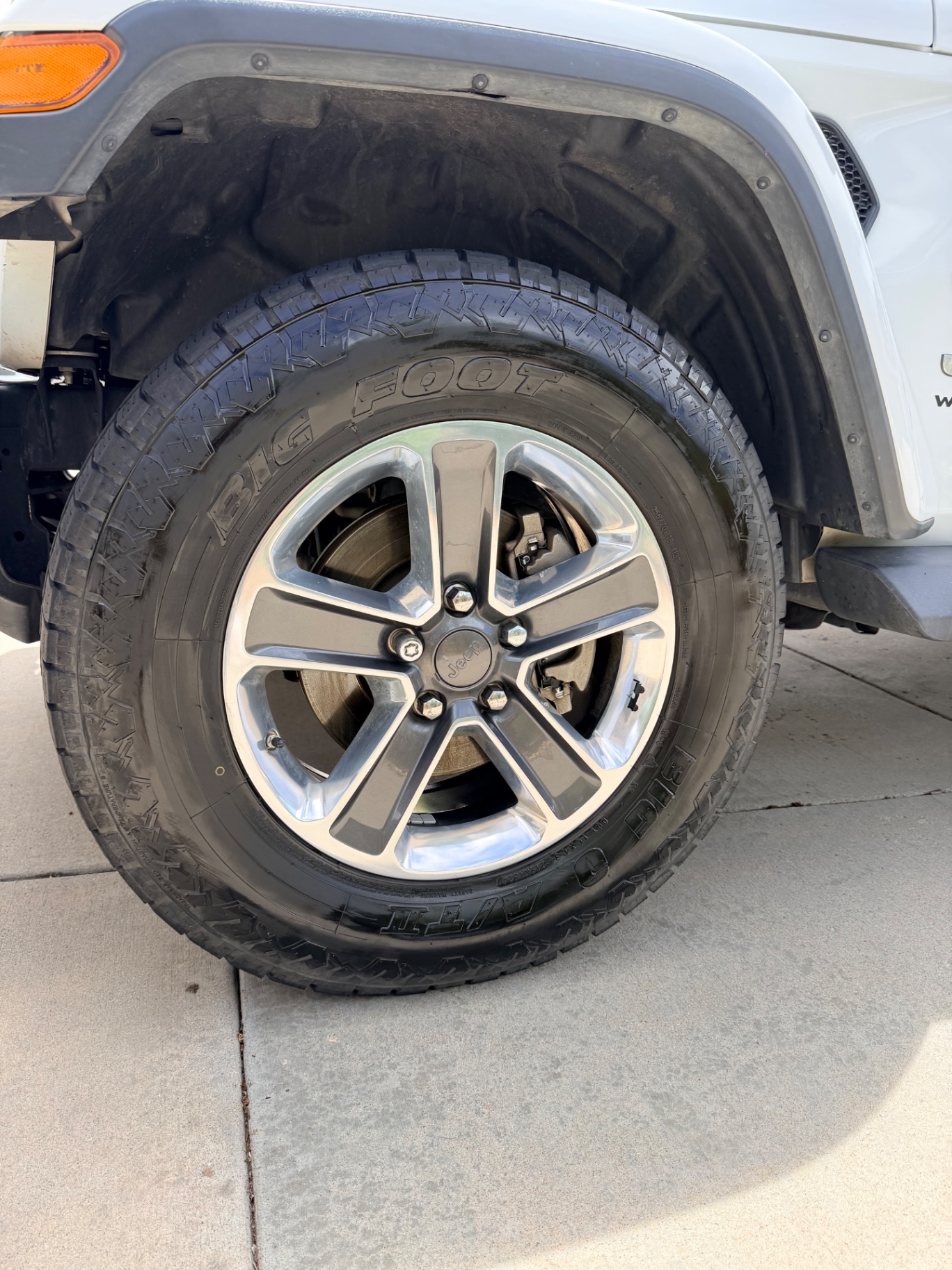Wheel & Tire Detail after